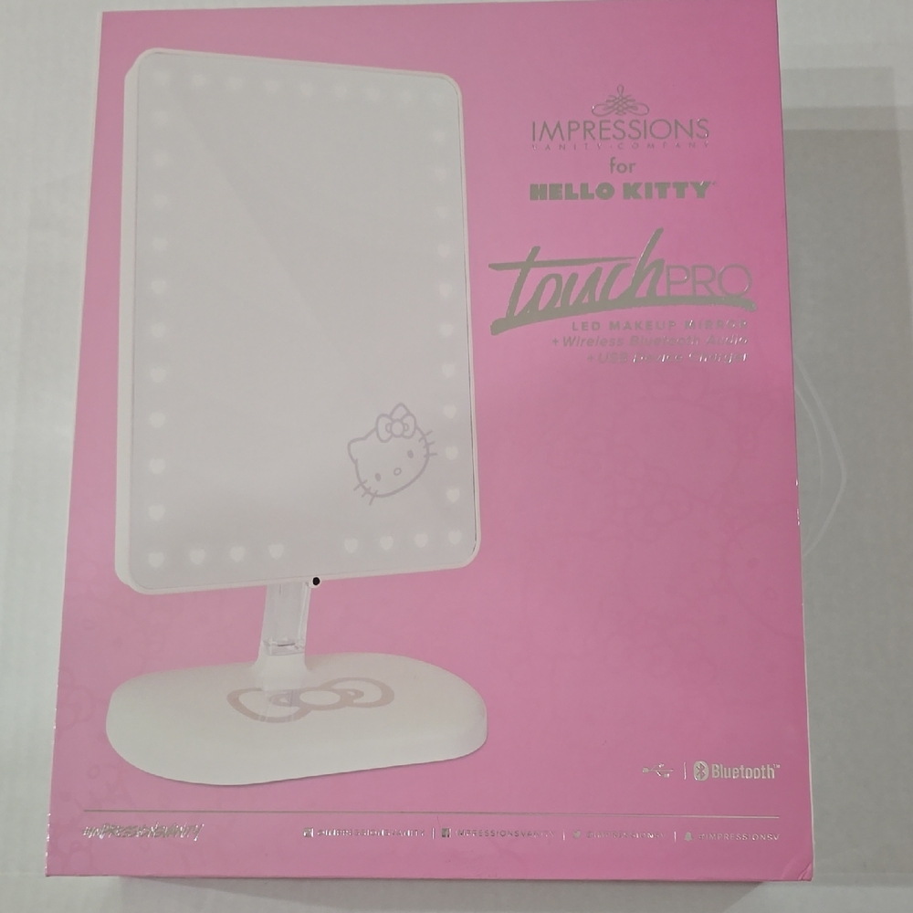 Hello Kitty Impressions Pink TouchPro LED Mirror